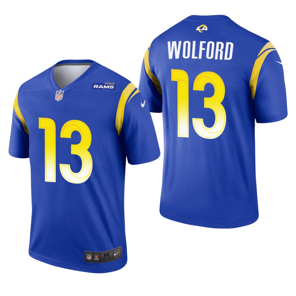 Los Angeles Rams John Wolford Royal Jersey Legend - Men's