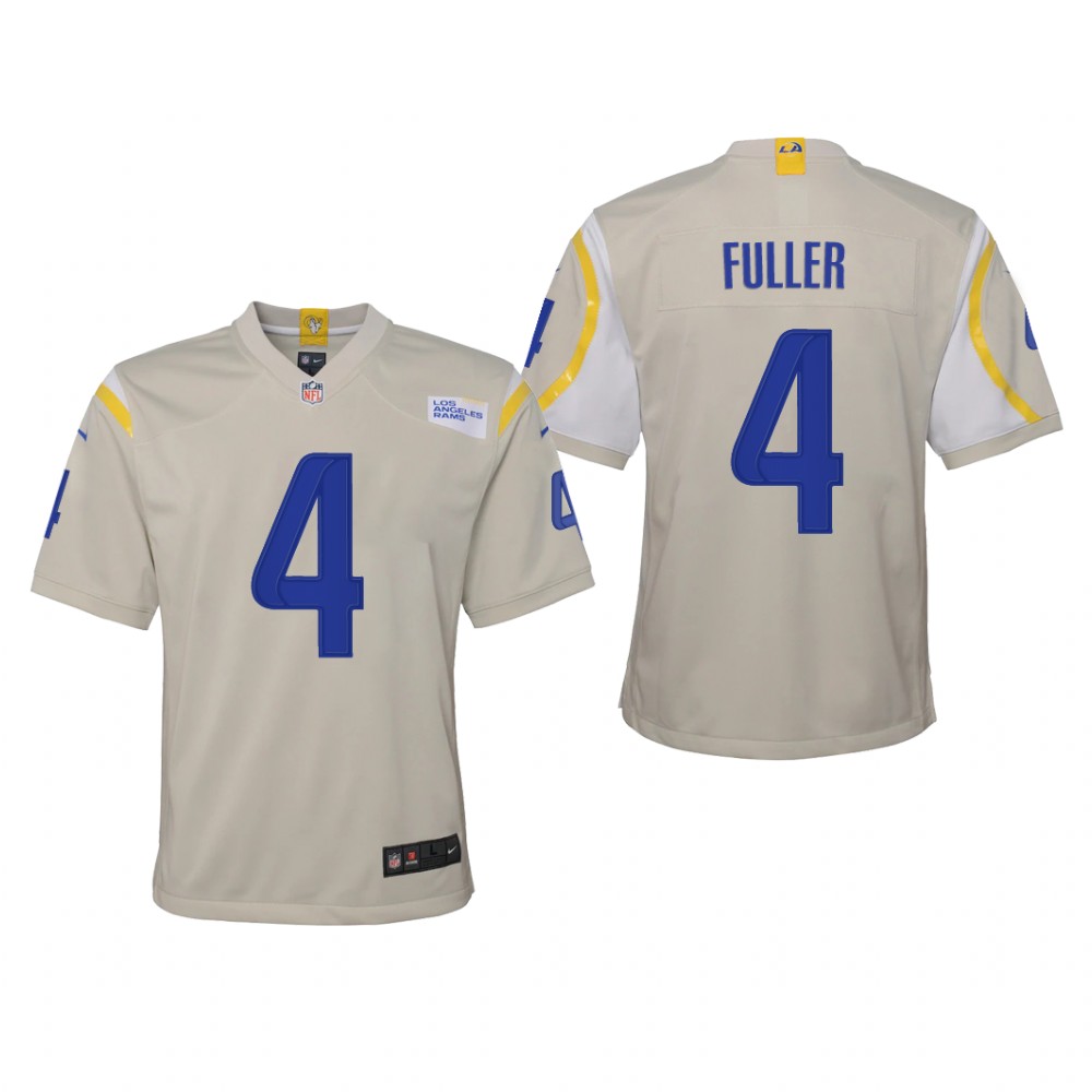 Los Angeles Rams Jordan Fuller Bone Jersey Game - Youth