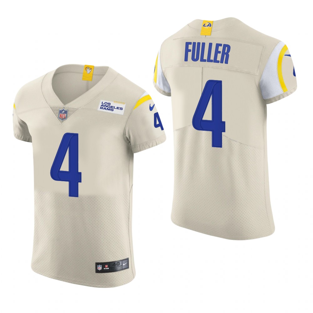 Los Angeles Rams Jordan Fuller Cream Jersey Vapor Elite Men's