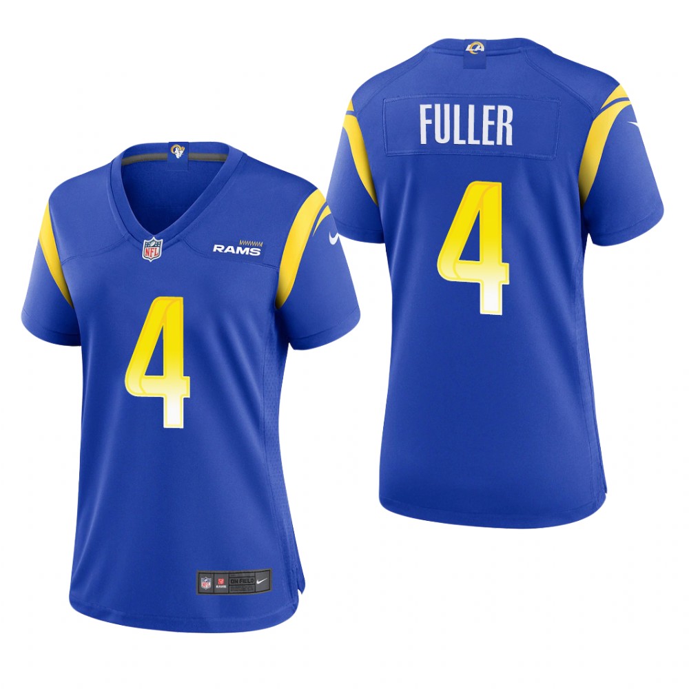Los Angeles Rams Jordan Fuller Royal Jersey Game - Women's