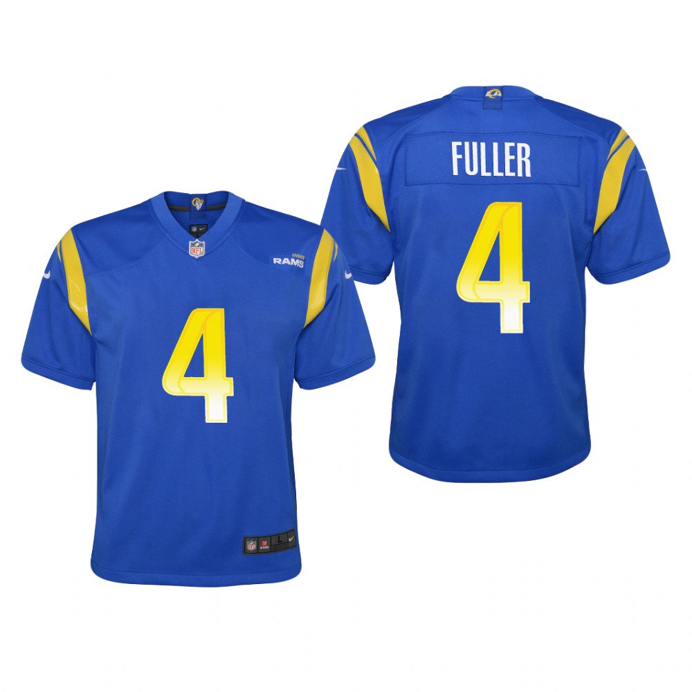 Los Angeles Rams Jordan Fuller Royal Jersey Game - Youth