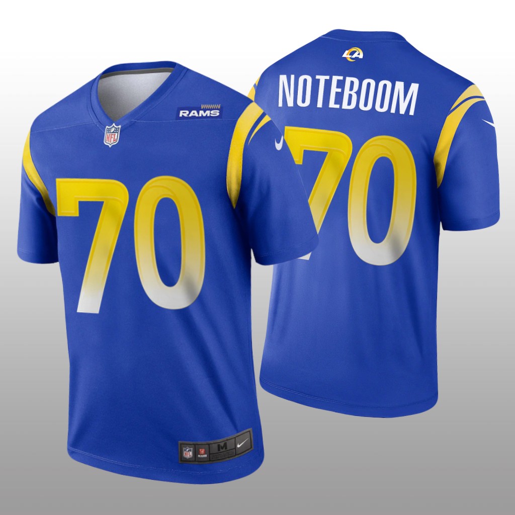 Los Angeles Rams Joseph Noteboom Royal Jersey Legend - Men's