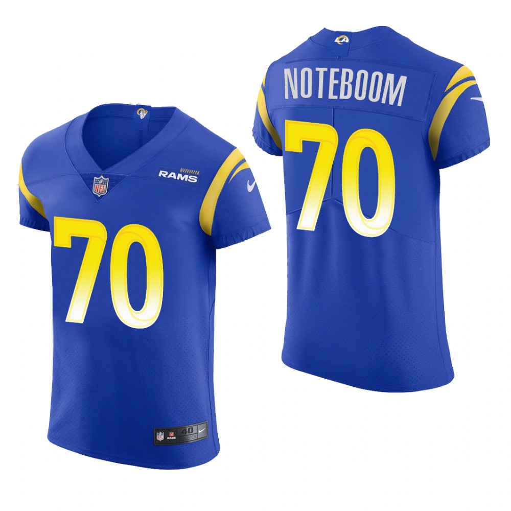 Los Angeles Rams Joseph Noteboom Royal Jersey Vapor Elite Men's