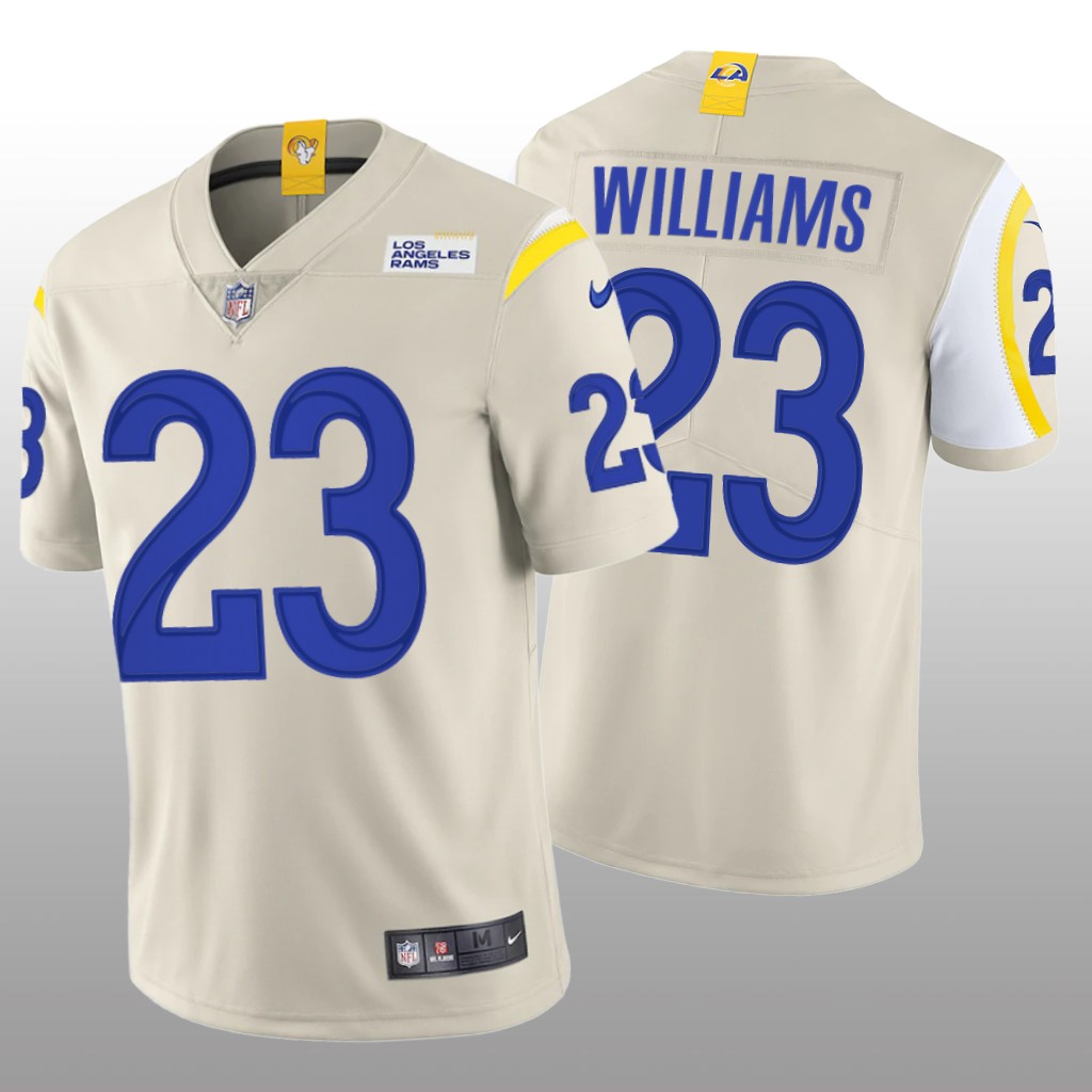 Los Angeles Rams Kyren Williams Bone Jersey Vapor Limited - Men's