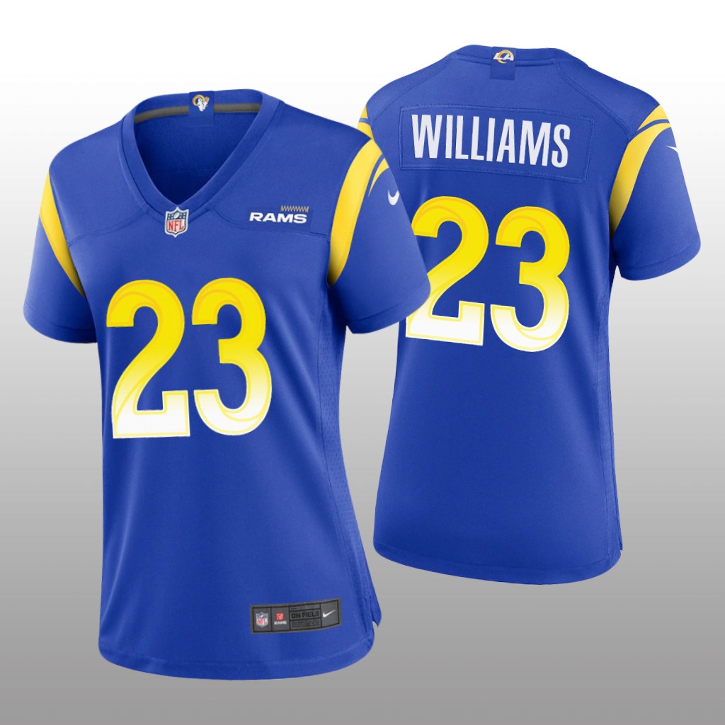 Los Angeles Rams Kyren Williams Royal Jersey Game - Women's