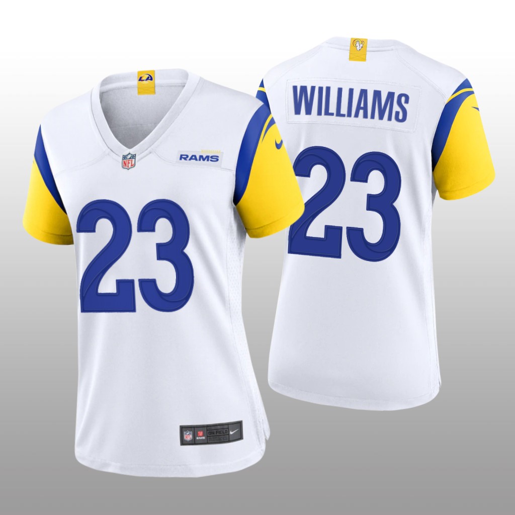 Los Angeles Rams Kyren Williams White Jersey Alternate Game - Women's