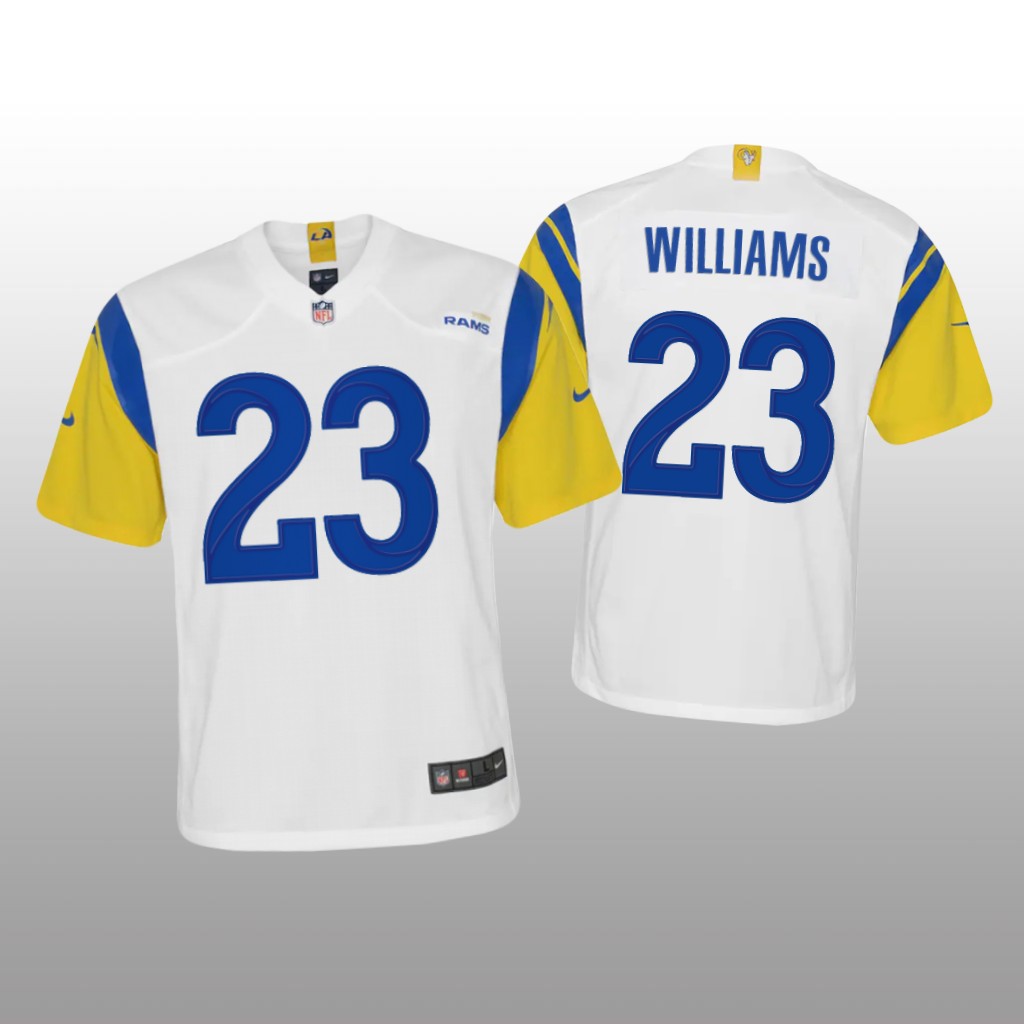 Los Angeles Rams Kyren Williams White Jersey Alternate Game - Youth