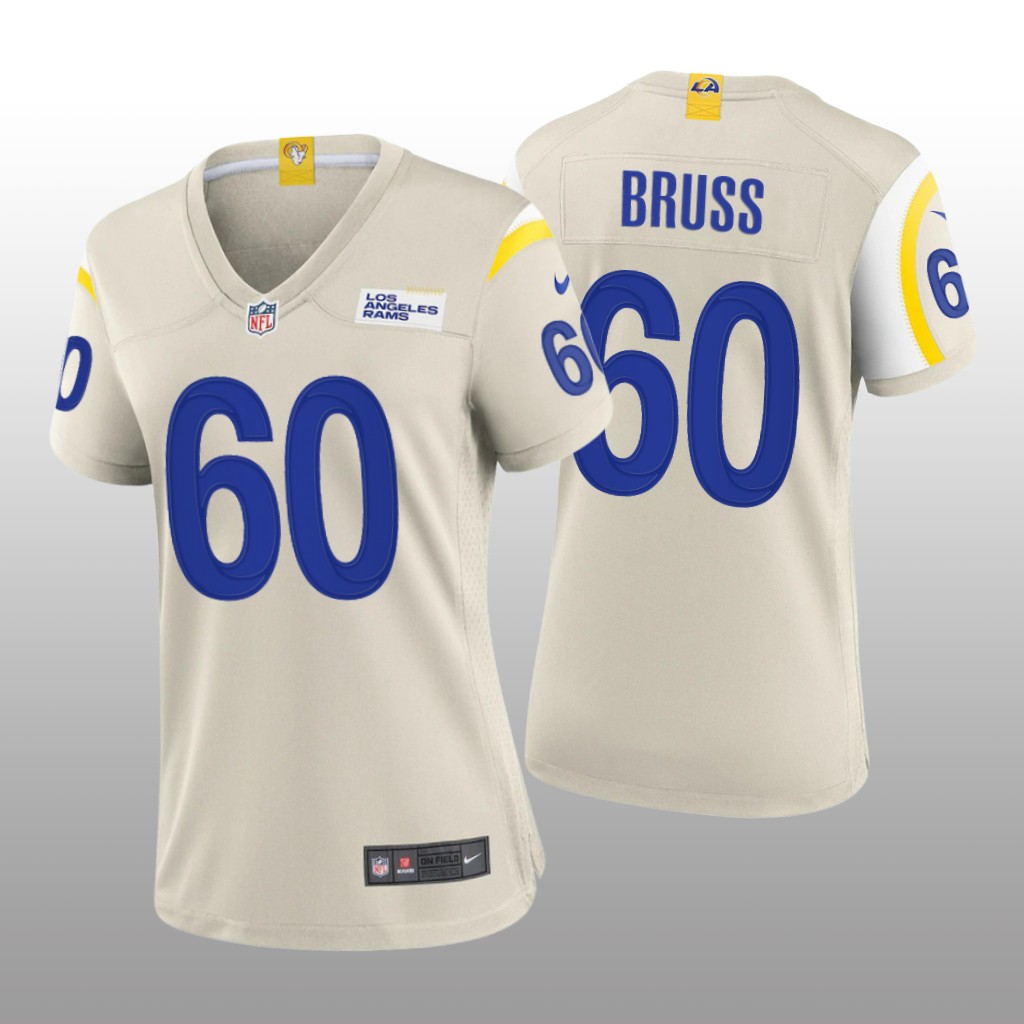 Los Angeles Rams Logan Bruss Bone Jersey Game - Women's