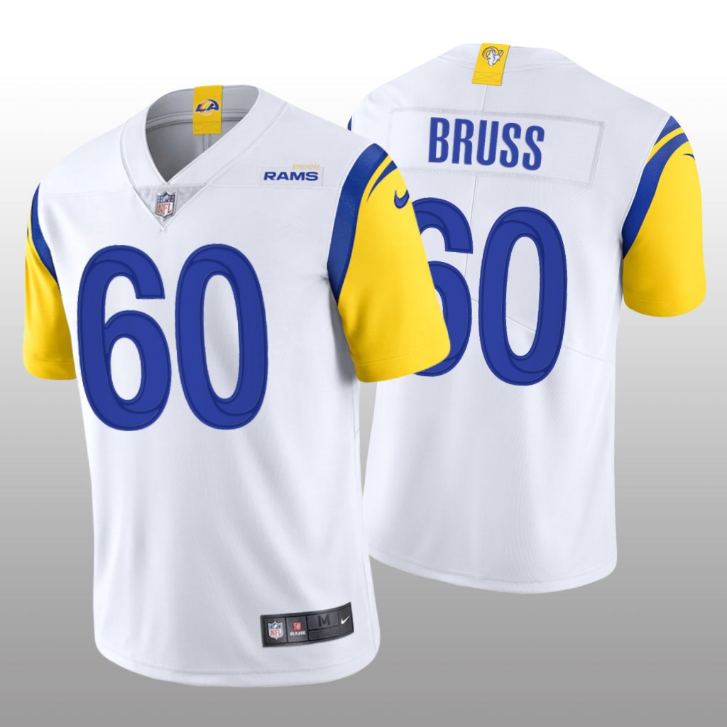 Los Angeles Rams Logan Bruss White Jersey Alternate Vapor Limited Vapor Limited - Men's