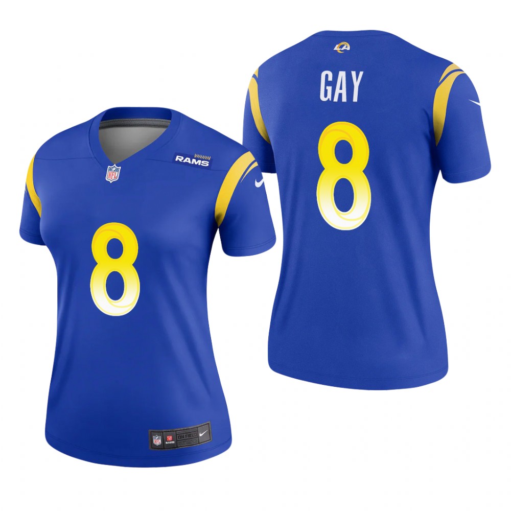 Los Angeles Rams Matt Gay Royal Jersey Legend - Women's