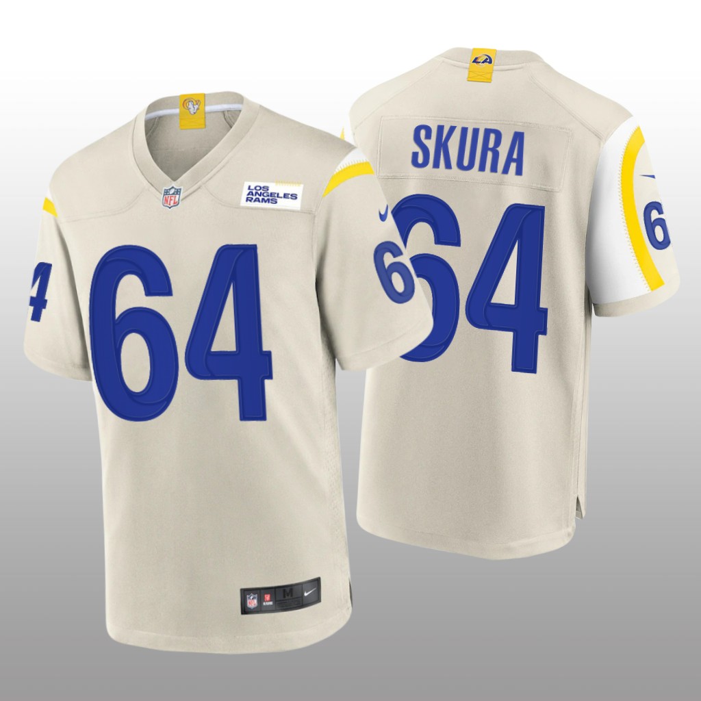 Los Angeles Rams Matt Skura Bone Jersey Game - Men's