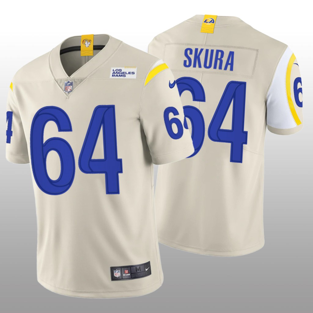 Los Angeles Rams Matt Skura Bone Jersey Vapor Limited - Men's