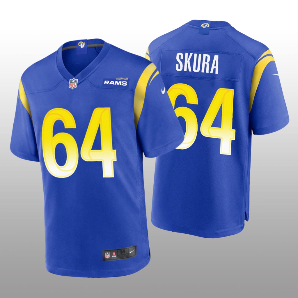 Los Angeles Rams Matt Skura Royal Jersey Game - Men's