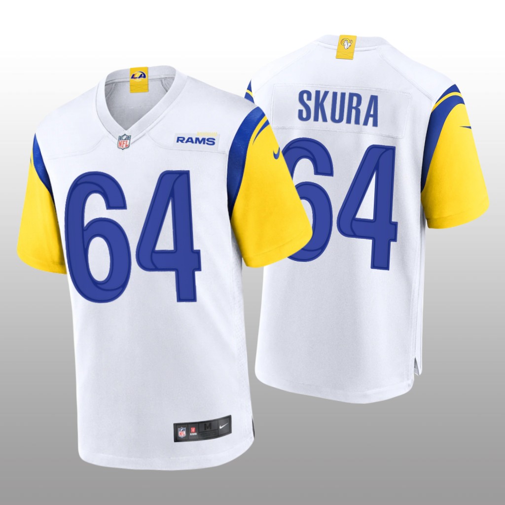 Los Angeles Rams Matt Skura White Jersey Alternate Game - Men's