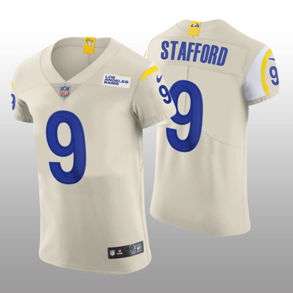 Los Angeles Rams Matthew Stafford Cream Jersey Vapor Elite Men's