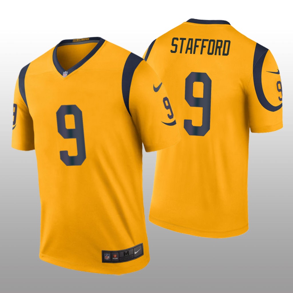 Los Angeles Rams Matthew Stafford Gold Jersey Color Rush Legend - Men's