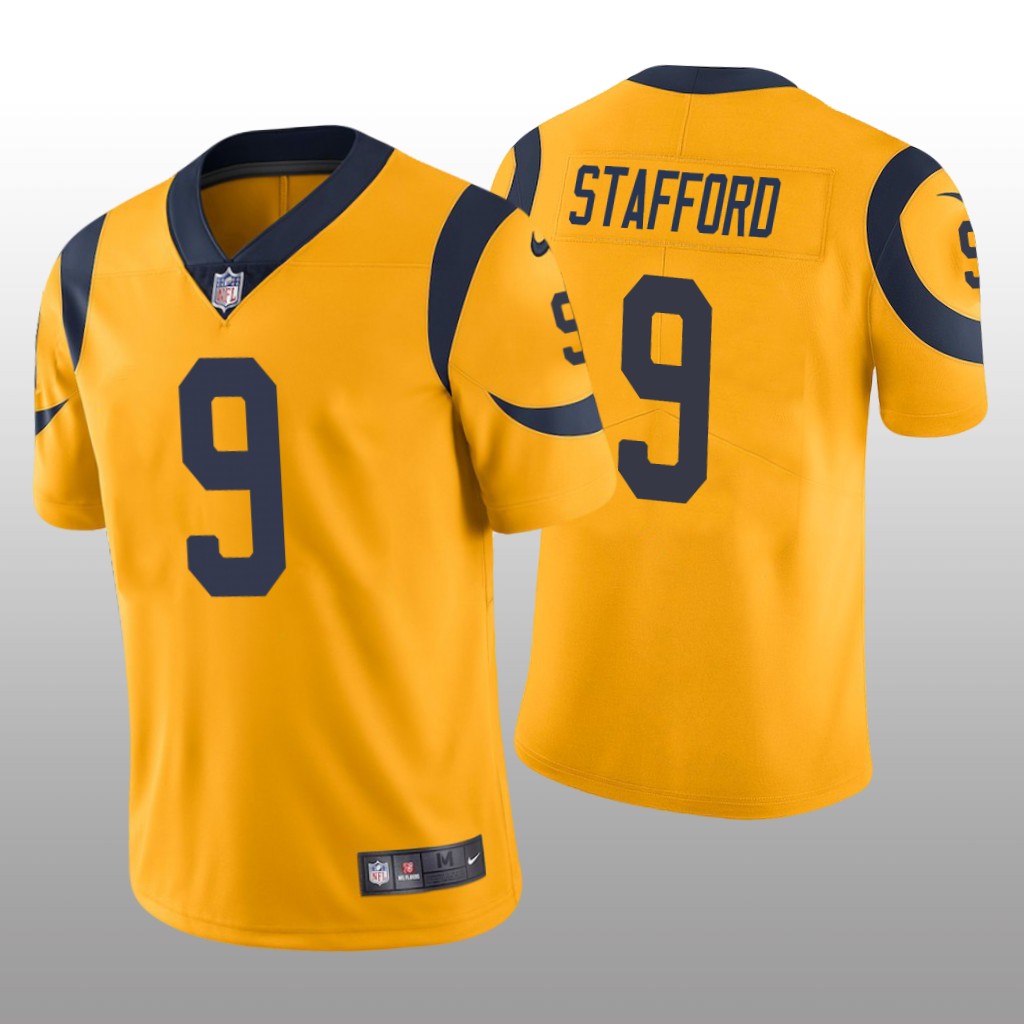 Los Angeles Rams Matthew Stafford Gold Jersey Color Rush Limited - Men's