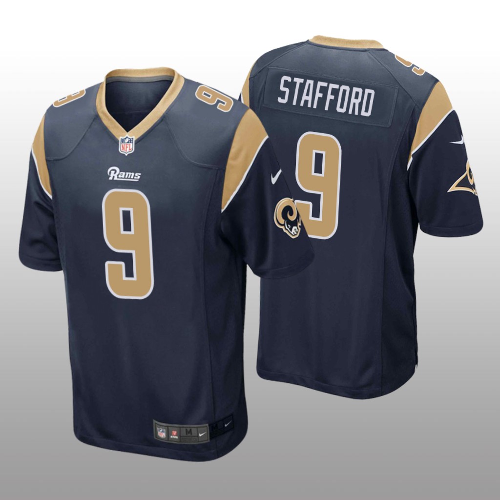 Los Angeles Rams Matthew Stafford Navy Jersey Game - Men's