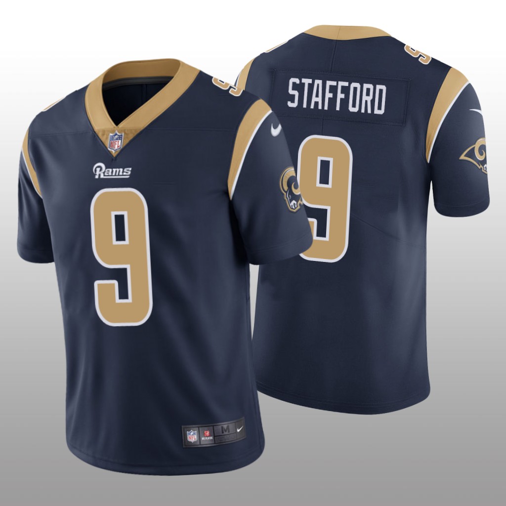 Los Angeles Rams Matthew Stafford Navy Jersey Vapor Limited - Men's