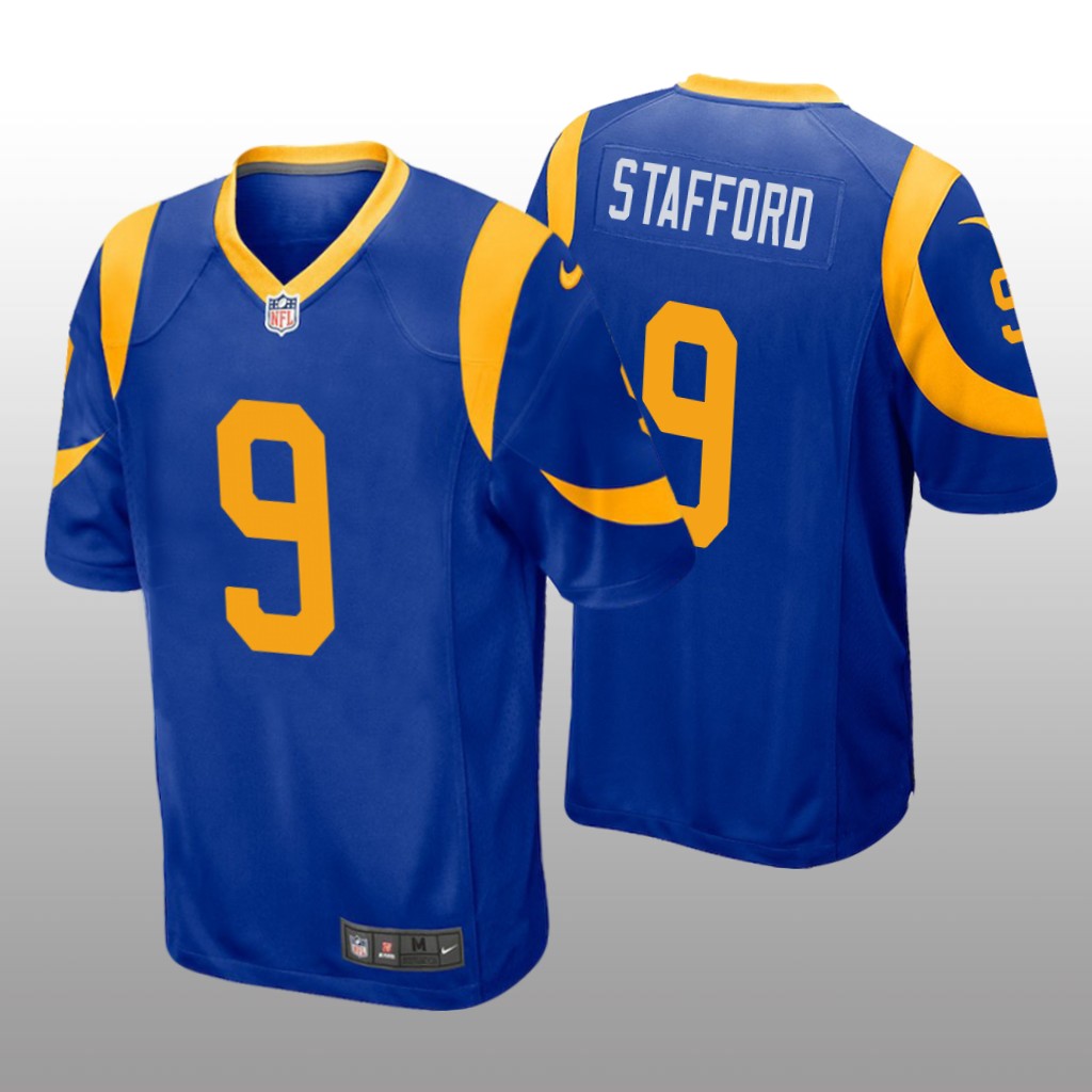 Los Angeles Rams Matthew Stafford Royal Jersey Game - Men's