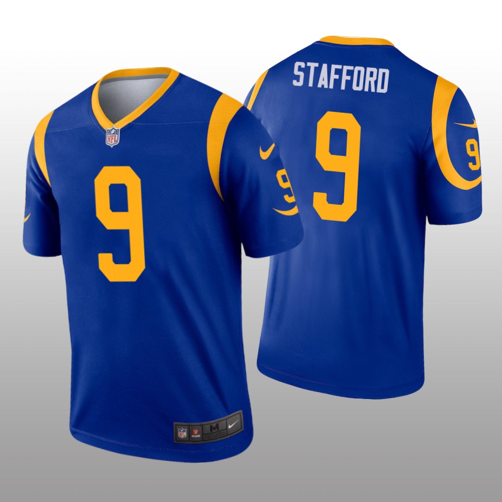 Los Angeles Rams Matthew Stafford Royal Jersey Legend - Men's