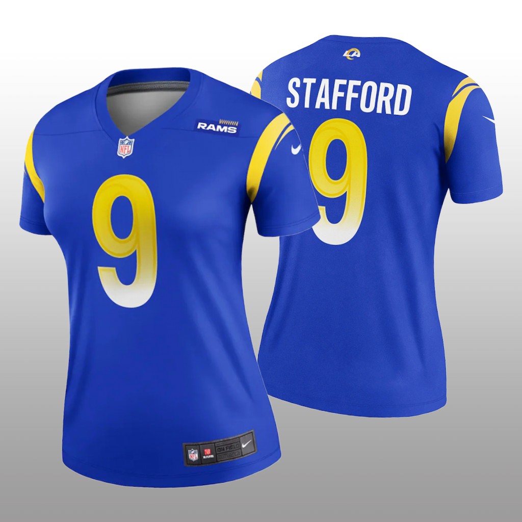 Los Angeles Rams Matthew Stafford Royal Jersey Legend - Women's