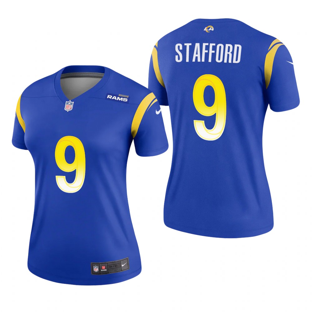 Los Angeles Rams Matthew Stafford Royal Jersey Legend - Women's