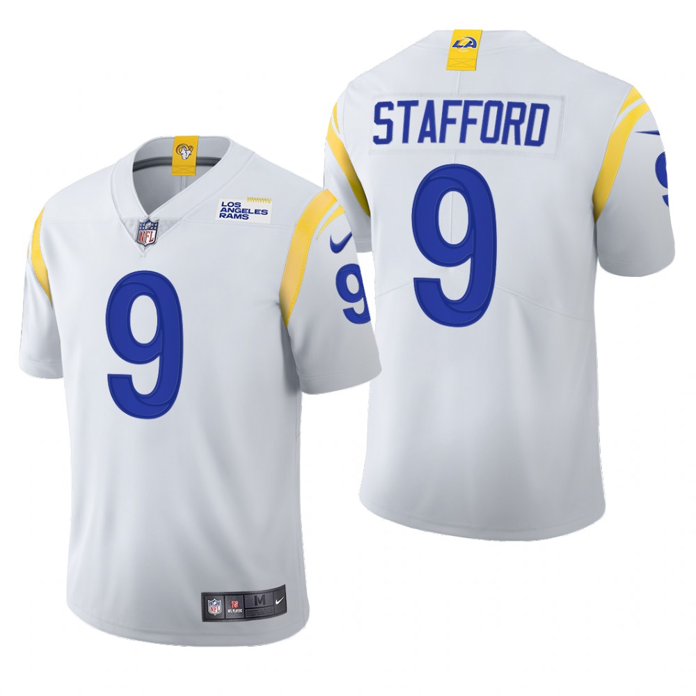 Los Angeles Rams Matthew Stafford White Jersey 2021 Vapor Limited - Men's