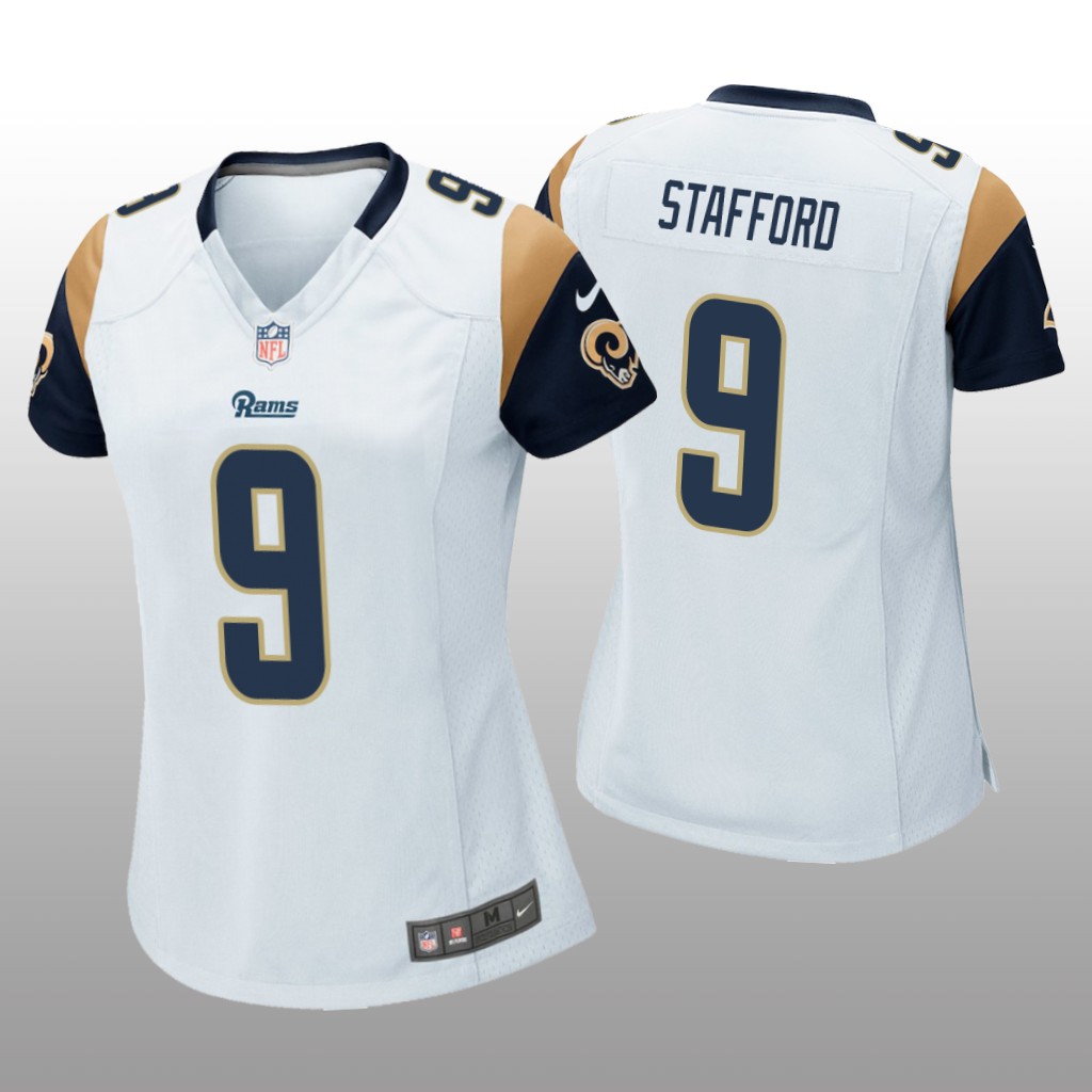 Los Angeles Rams Matthew Stafford White Jersey Game - Women's