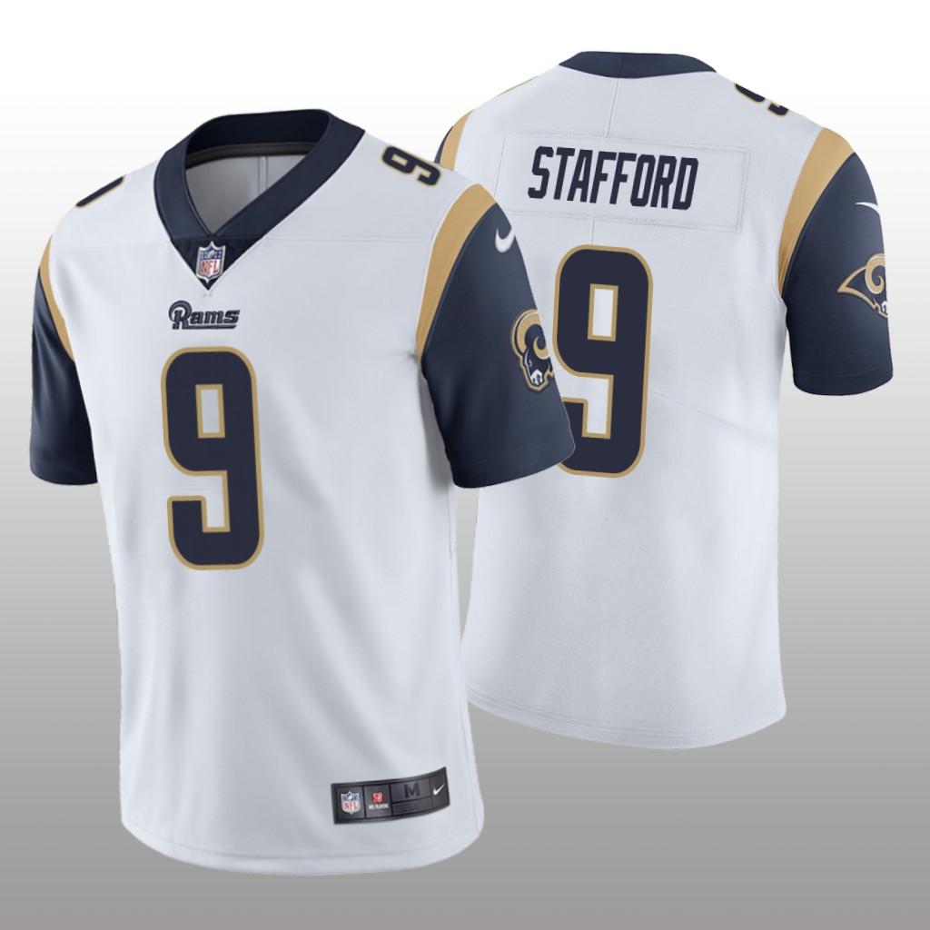 Los Angeles Rams Matthew Stafford White Jersey Vapor Limited - Men's