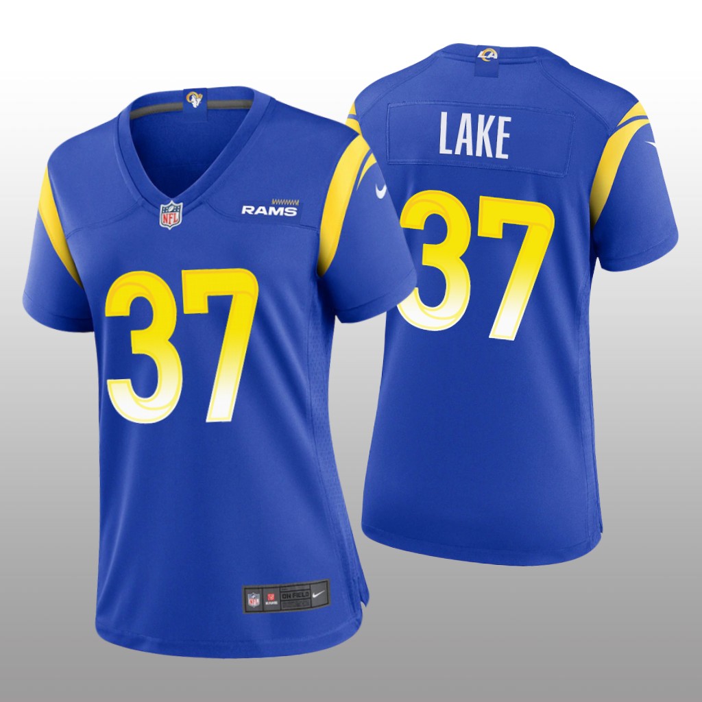 Los Angeles Rams Quentin Lake Royal Jersey Game - Women's