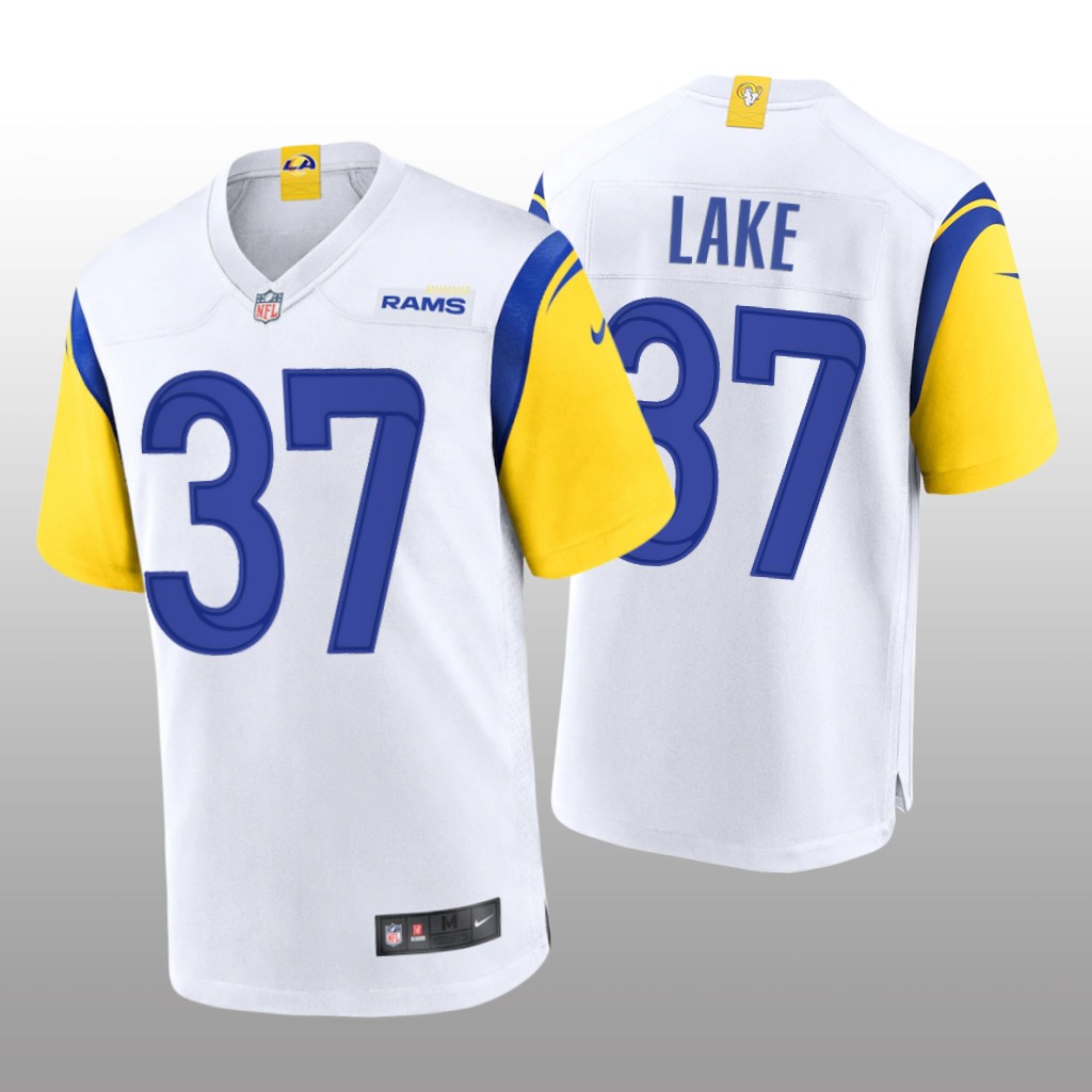 Los Angeles Rams Quentin Lake White Jersey Alternate Game - Men's