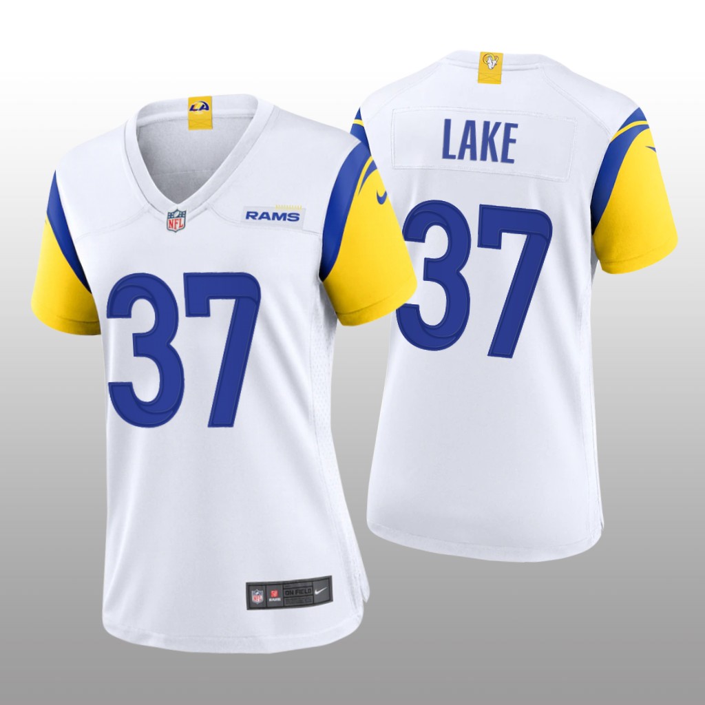 Los Angeles Rams Quentin Lake White Jersey Alternate Game - Women's