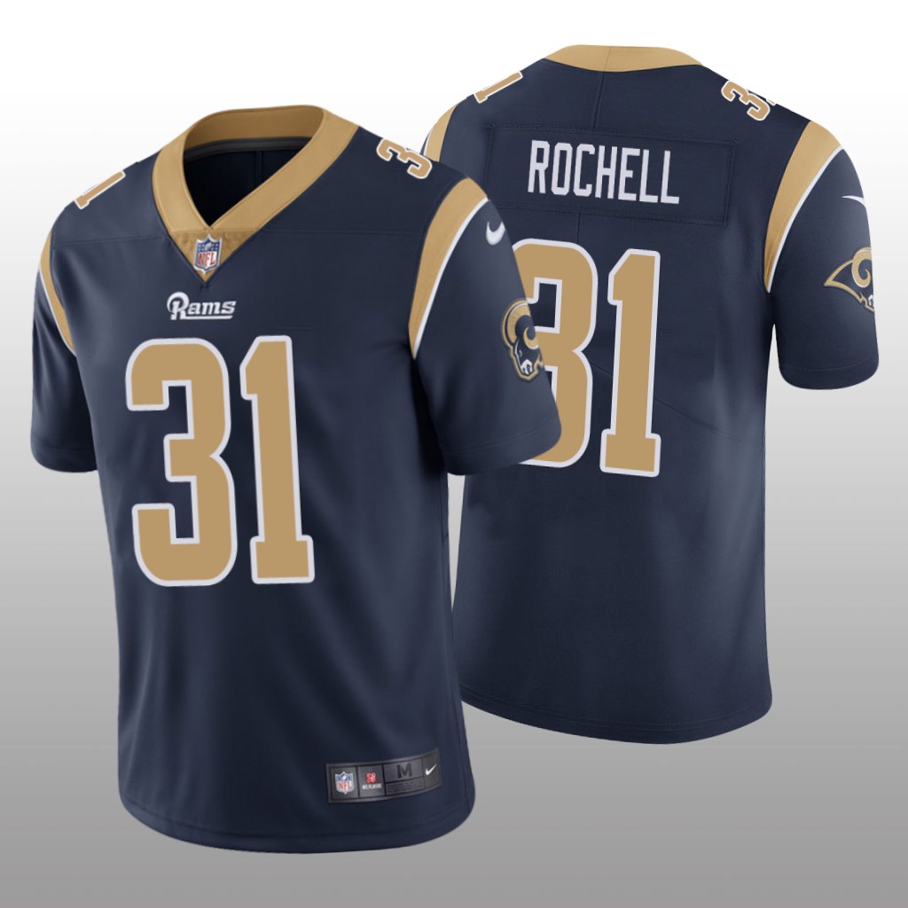 Los Angeles Rams Robert Rochell Navy Jersey Vapor Limited - Men's