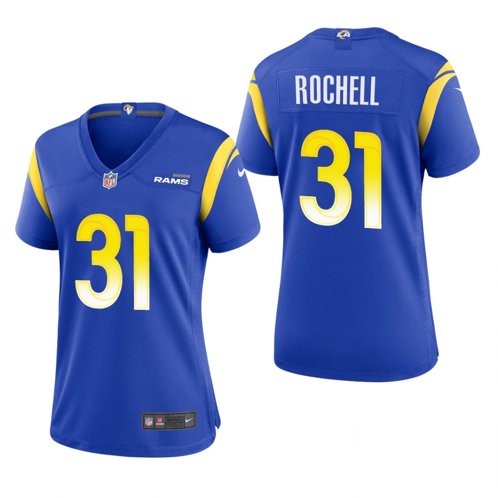 Los Angeles Rams Robert Rochell Royal Jersey Game - Women's