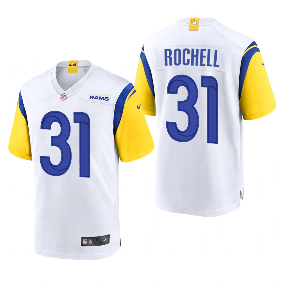 Los Angeles Rams Robert Rochell White Jersey Alternate Game - Men's