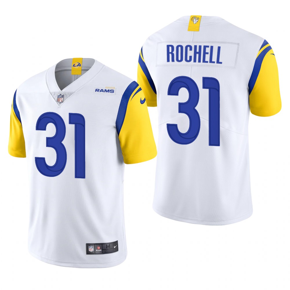 Los Angeles Rams Robert Rochell White Jersey Vapor Limited - Men's