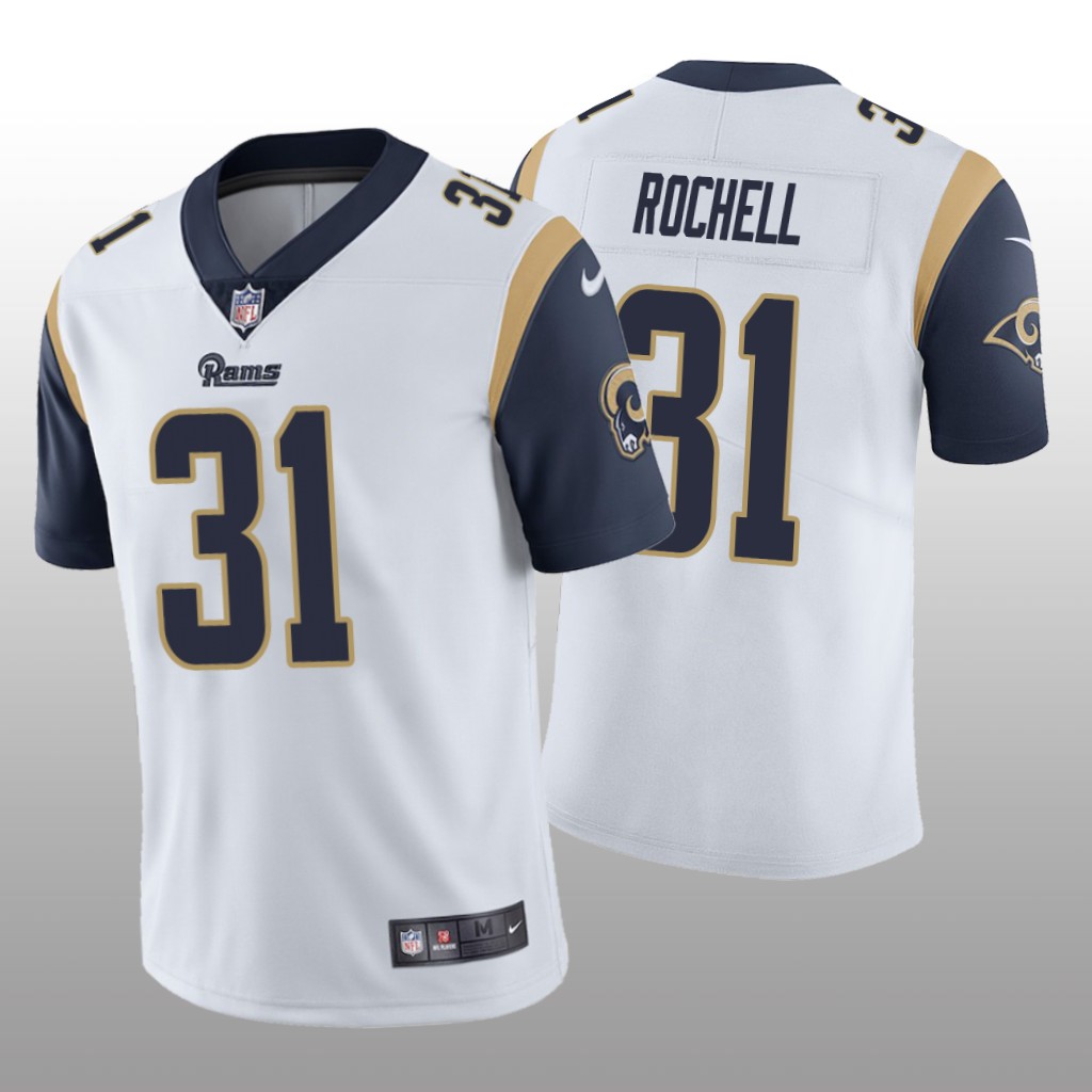 Los Angeles Rams Robert Rochell White Jersey Vapor Limited - Men's