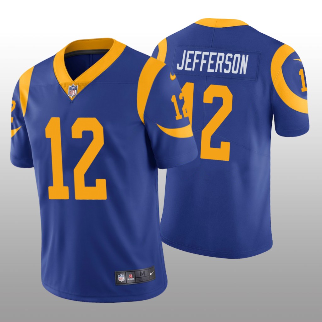 Los Angeles Rams Royal 2020 NFL Draft Vapor Limited Van Jefferson Jersey