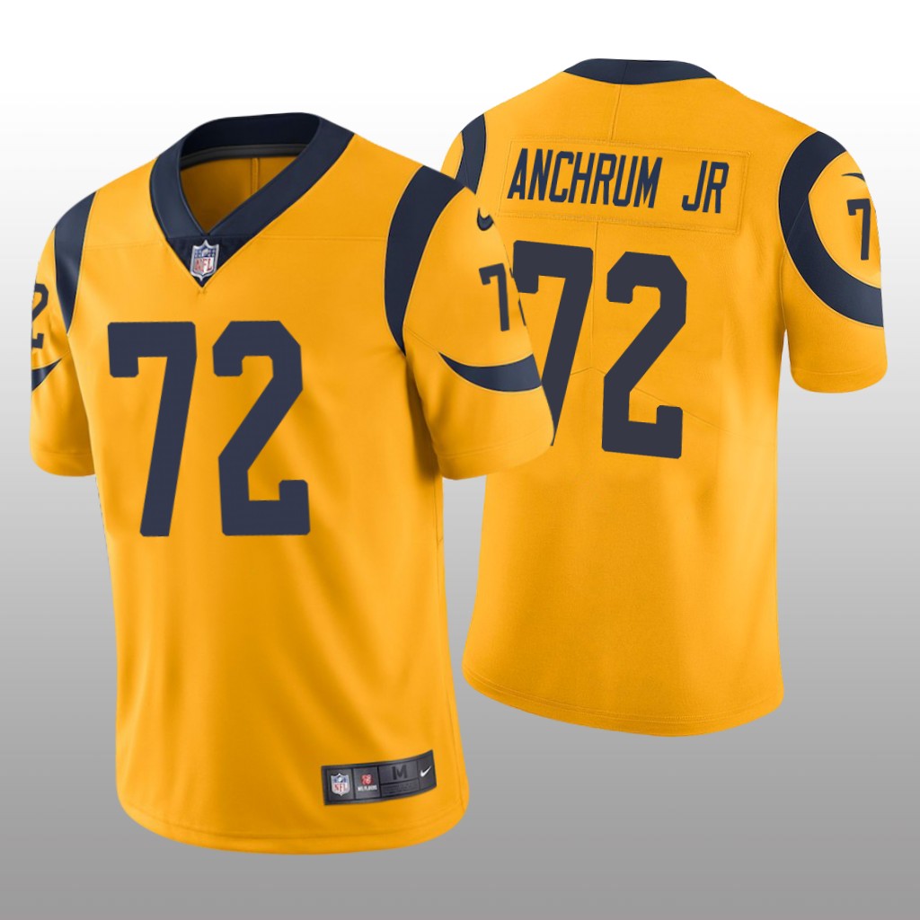 Los Angeles Rams Tremayne Anchrum Jr. Gold Jersey Color Rush Limited - Men's