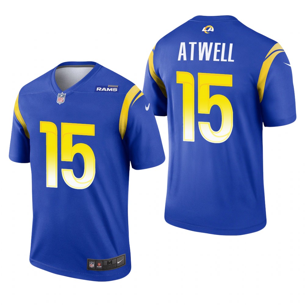 Los Angeles Rams Tutu Atwell Royal Jersey Legend - Men's
