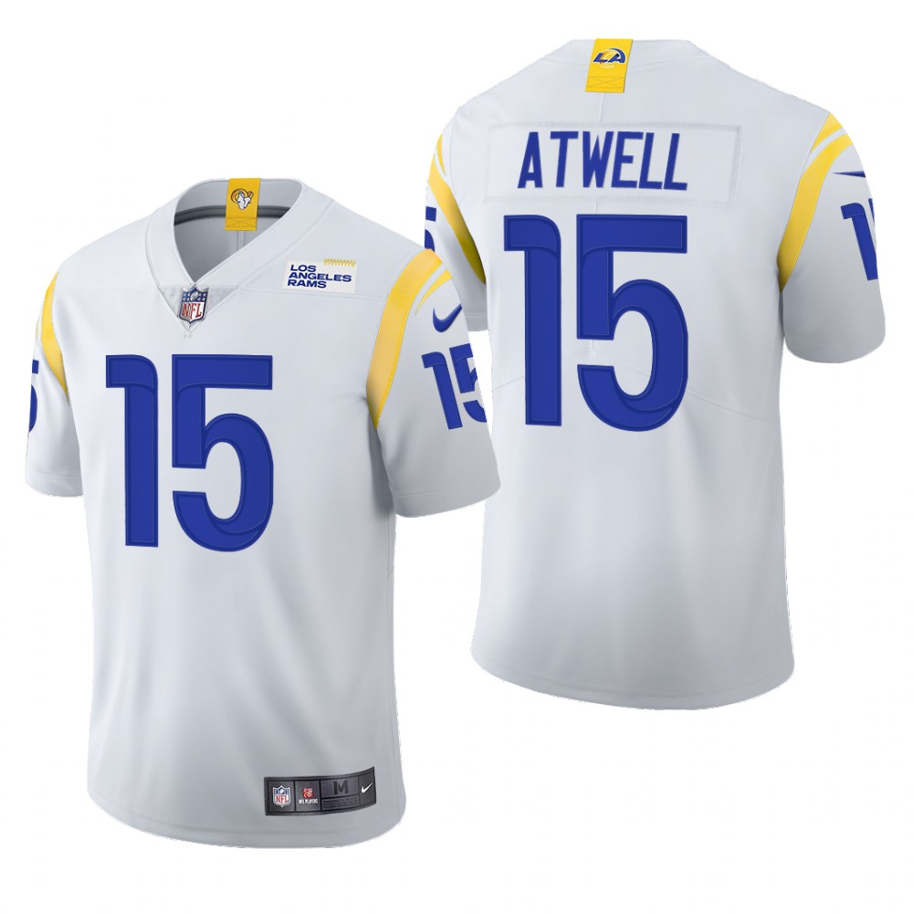 Los Angeles Rams Tutu Atwell White Jersey 2021 Vapor Limited - Men's