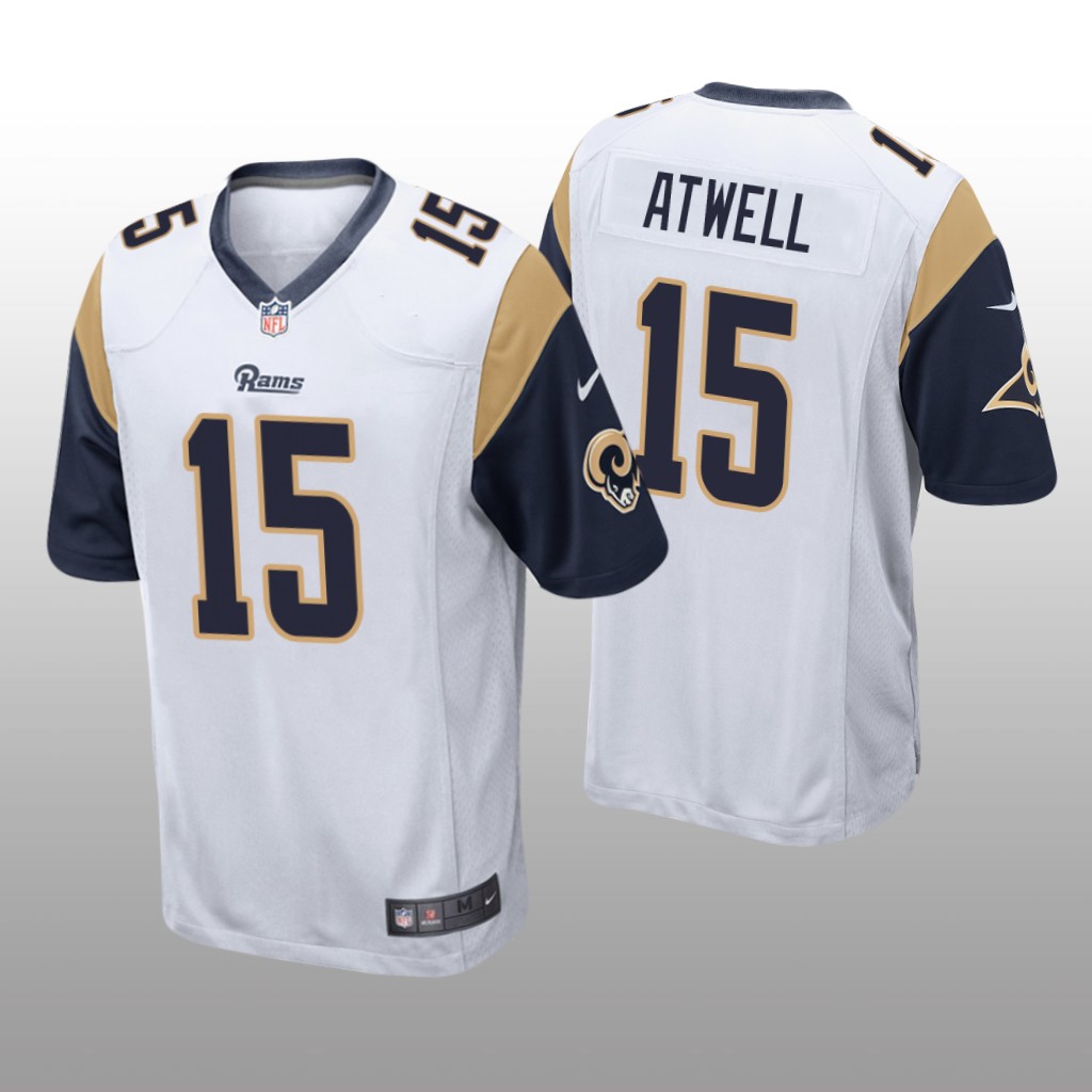 Los Angeles Rams Tutu Atwell White Jersey Game - Men's