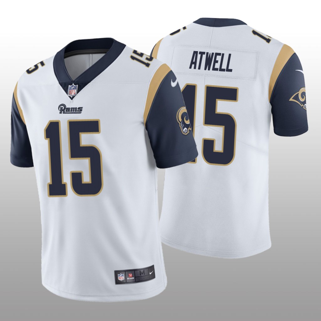 Los Angeles Rams Tutu Atwell White Jersey Vapor Limited - Men's