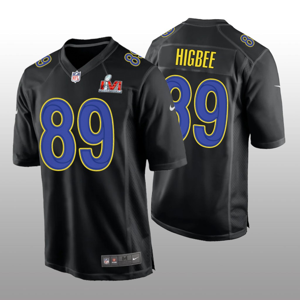 Los Angeles Rams Tyler Higbee Black Game Fashion Jersey Super Bowl LVI