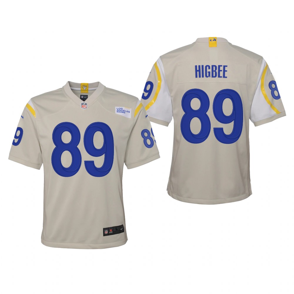 Los Angeles Rams Tyler Higbee Bone Jersey Game - Youth