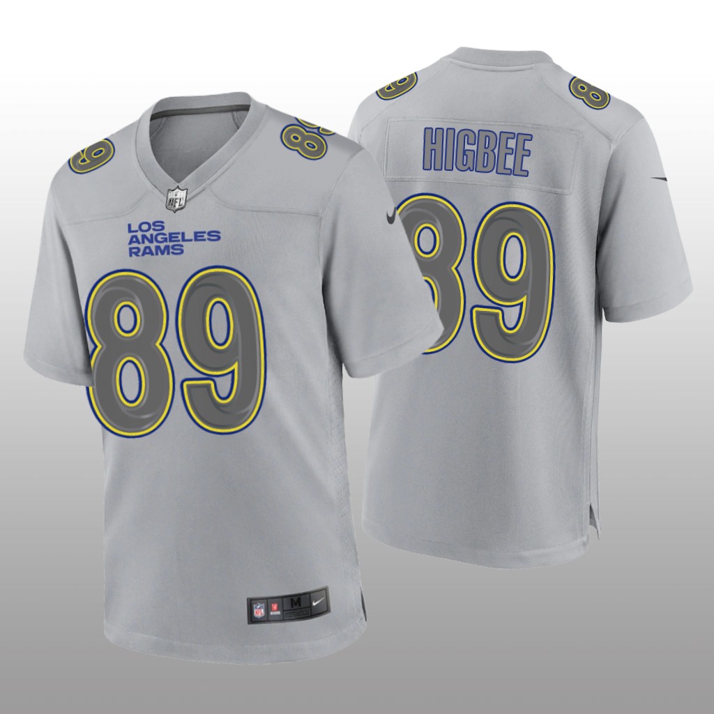 Los Angeles Rams Tyler Higbee Gray Jersey Atmosphere Fashion Game - Men's