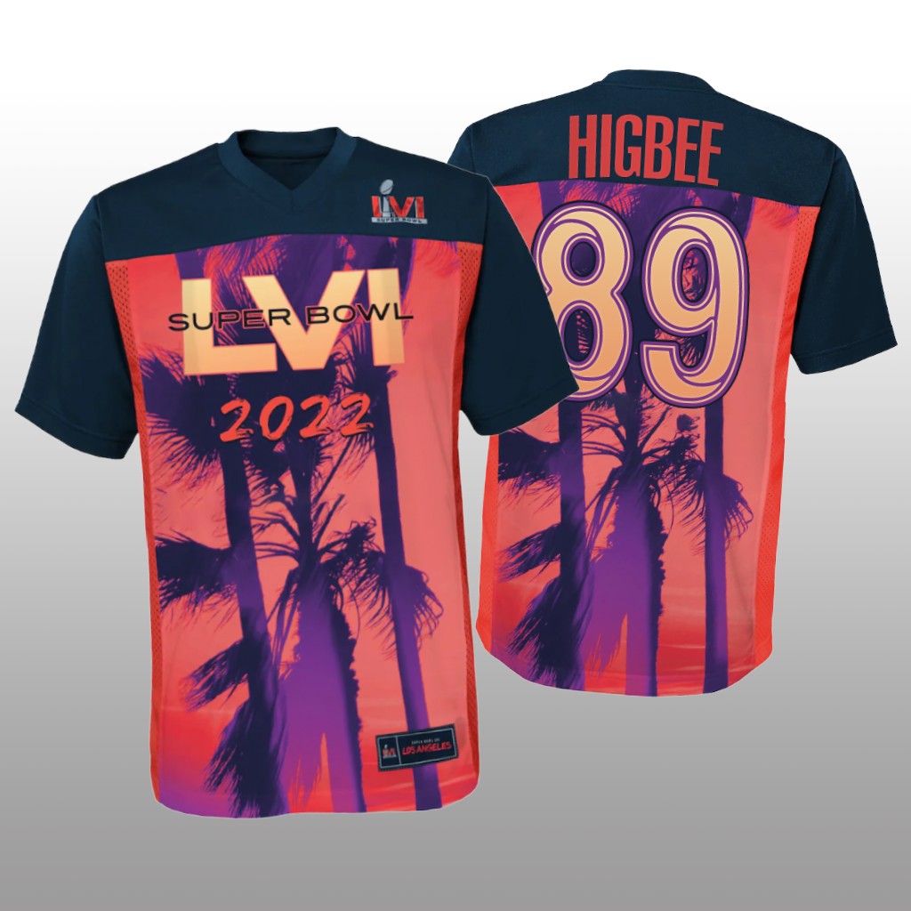 Los Angeles Rams Tyler Higbee Red Black Game Jersey Super Bowl LVI