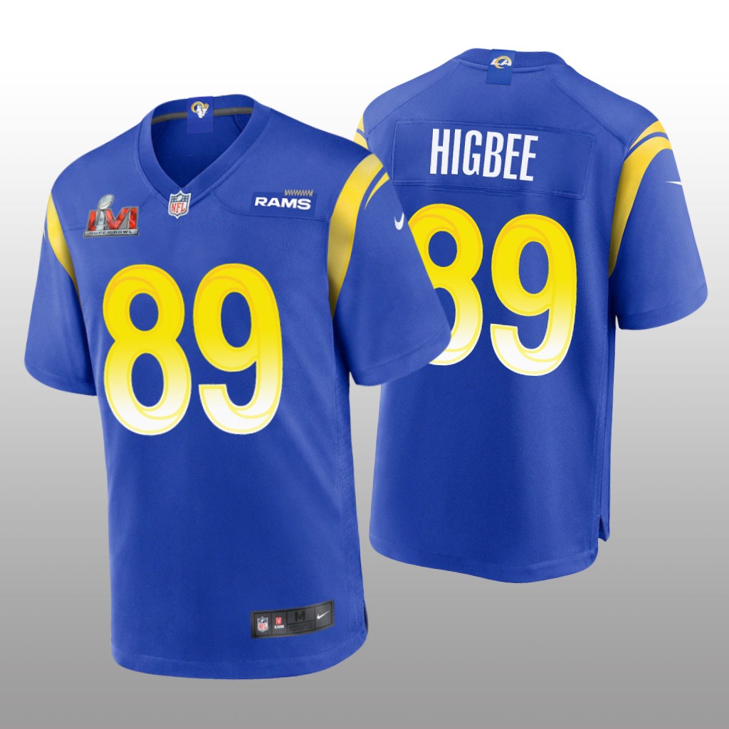 Los Angeles Rams Tyler Higbee Royal Game Jersey Super Bowl LVI - Men's