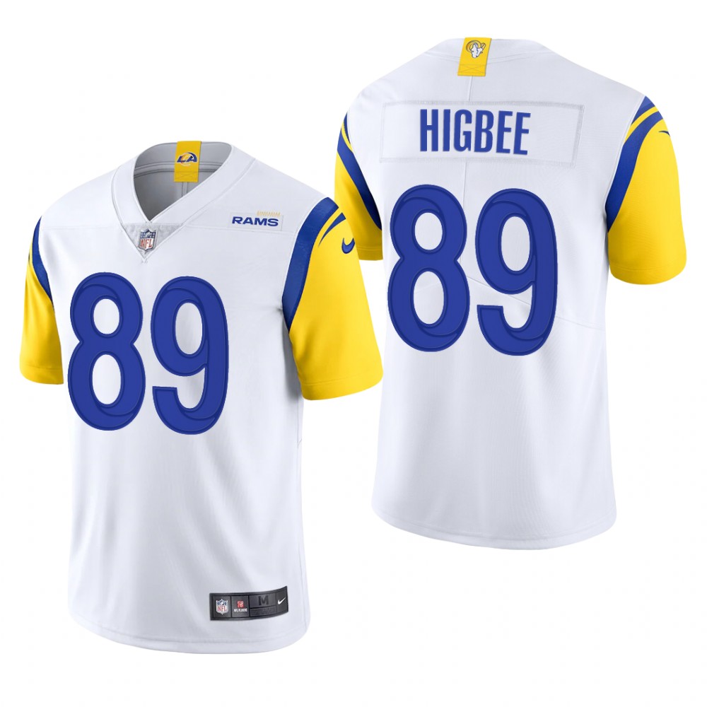 Los Angeles Rams Tyler Higbee White Jersey Vapor Limited - Men's